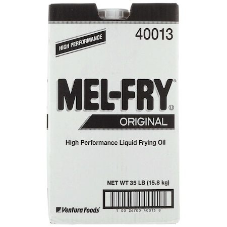 Mel-Fry Mel-Fry Original High Performance Liquid Frying Oil 35lbs 40013MFY